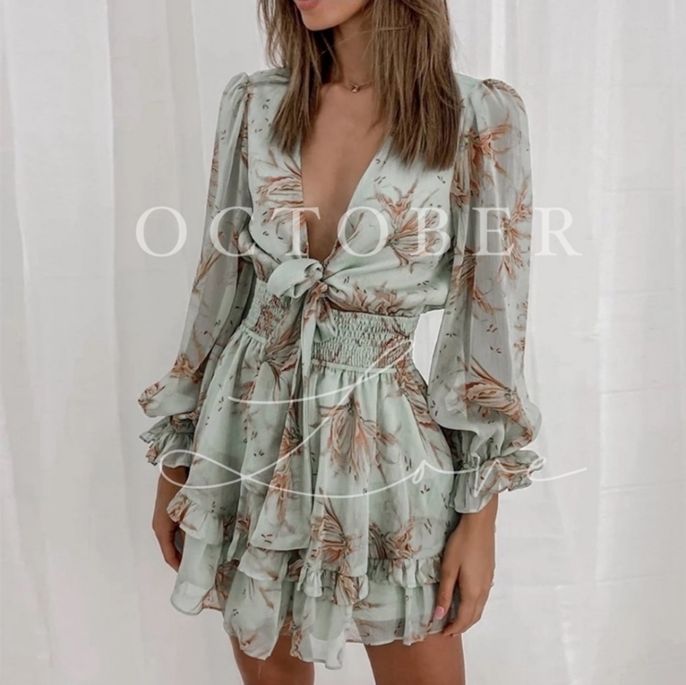 Floral Print Dress - Picture 2 of 5